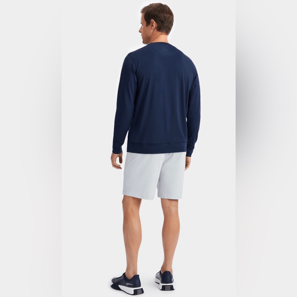 NWT‎ G/FORE Luxe Tailored Fit Crewneck Mid Layer In Twilight - Picture 2 of 11